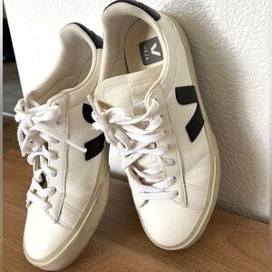 Veja White Leather Sneakers